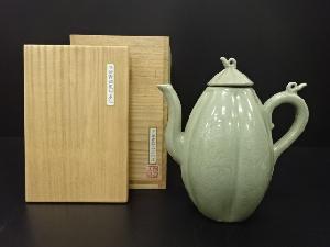 高麗青磁　瓜形　水注